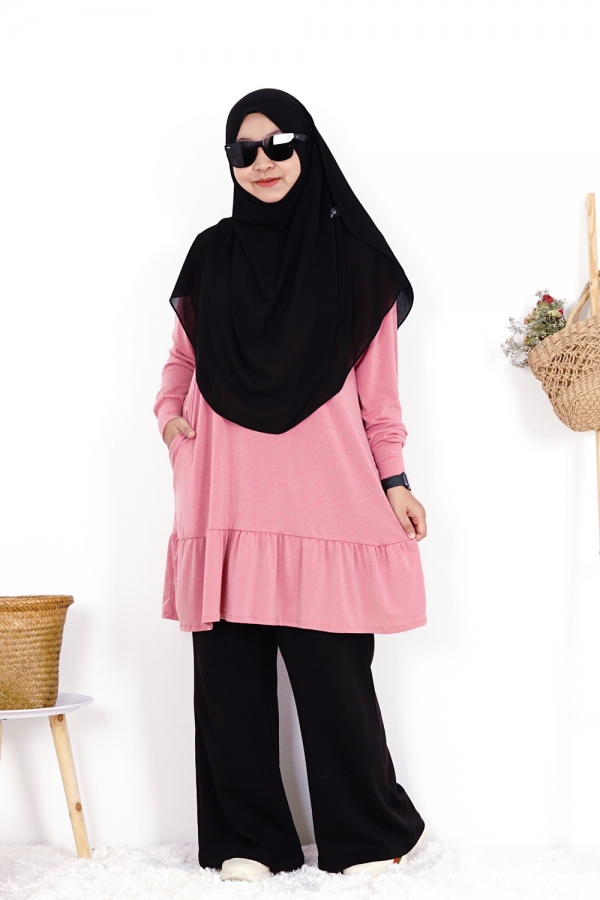 Maryam Blouse - Merah Jambu